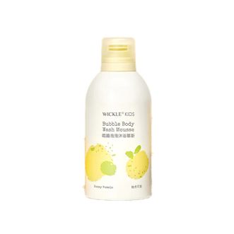 惟呵/WICKLE  儿童沐浴露洗发水二合一奶泡慕斯泡泡浴（清甜柚子） 200ml