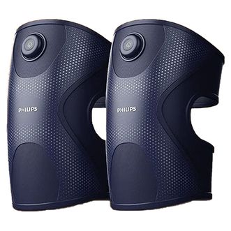 飞利浦/Philips  膝盖按摩器膝关节按摩仪热敷加热护膝保暖关节父亲节礼物送老人爸妈【两只装】L码
