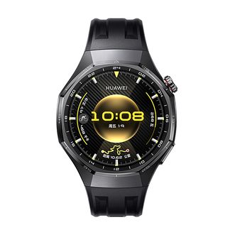 华为/Huawei  WATCH GT 6 Pro（46mm）曜石黑 锖色钛合金表壳 黑色氟橡胶表带