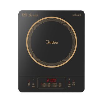 美的/Midea  家用电磁炉 多功能 大功率触控黑晶面板耐高温智能定时4D防水 RT21E0105
