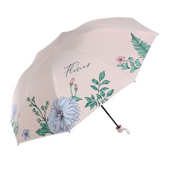 天堂伞  雨伞  八骨晴雨两用伞  三折黑胶防晒遮阳伞  33938E  花妍悦夏