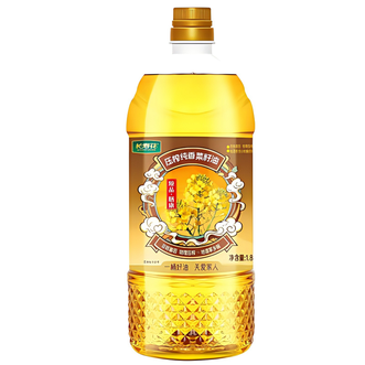 长寿花LONGEVITY FLOWER  臻品膳康压榨纯香菜籽油1.8