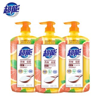 超能  1.5kg*3离子洗洁精(西柚祛腥)