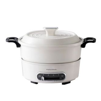 摩飞 /Morphy Richards  多功能锅3L容量1400W电火锅烤涮一体电煮锅电炒锅料理锅
