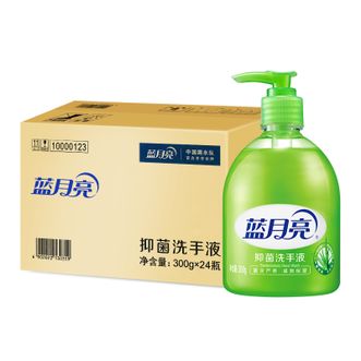 蓝月亮  芦荟洗手液300g×24瓶 抑菌99.9% 车间家庭洗护 员工福利 企采