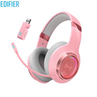 漫步者/EDIFIER  蓝牙耳机HECATE G6pro【铂晶粉】 2.4G无线7.1游戏耳机头戴式 双模电脑电竞吃鸡耳机耳麦