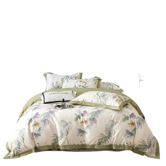 宜恋  床上用品 精致做工铂金棉圆角床单四件套 如梦绿/YS 200*230cm