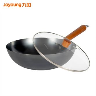 九阳/Joyoung  炒锅家用炒菜锅老式30cm铸铁炒锅无涂层炒锅CZB-3028
