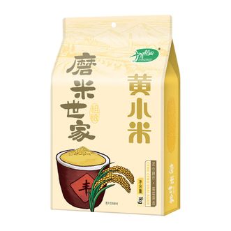 十月稻田  磨米世家黄小米 易煮粘稠原色原香  1kg