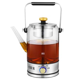 喜猪  第九代煮茶器蒸汽茶壶玻璃煮茶壶多功能黑茶煎药养生壶