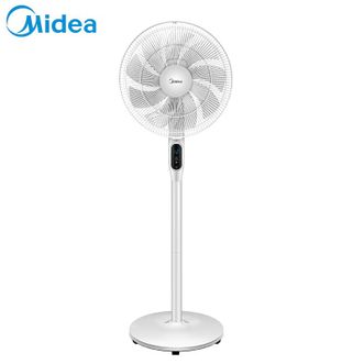 美的/Midea  落地扇家用遥控定时风扇立式可摇头变频扇客厅卧室九叶电风扇FS40-18AR