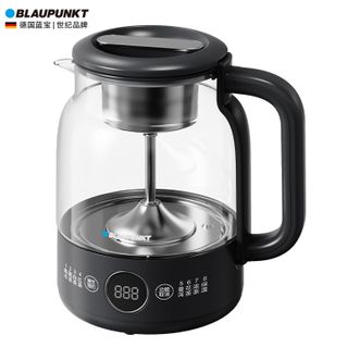 BLAUPUNKT  煮茶器办公室电水壶养生烧水壶1.2L容量花茶壶煮开水壶煮茶壶喷淋蒸煮茶食品级不锈钢