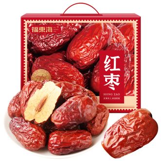 福东海  红枣礼盒1000克/盒  皮薄核小 肉厚绵密紧实