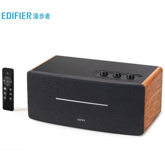 漫步者/EDIFIER  蓝牙音箱D12  一体式桌面立体声音响音箱2.0声道 木质电脑音响  七夕情人节礼物