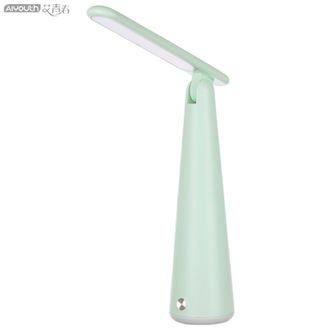 艾青春  LED充电台灯 可折叠触控台灯 智能家用电器卧室床头灯儿童学生宿舍夜灯书桌学习写字阅读灯护眼灯TYX-8113浅绿