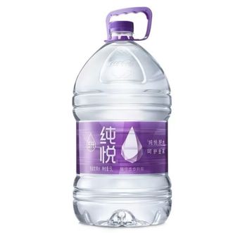 可口可乐  纯悦水 5L*4瓶 包装饮用水 整箱 家用大桶水