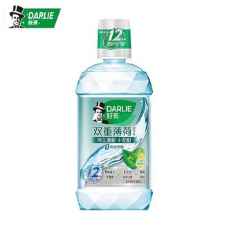 好来(DARLIE)  双重薄荷漱口水250ml 便携式无酒精 薄荷不刺激绿茶清新口气呵护牙龈