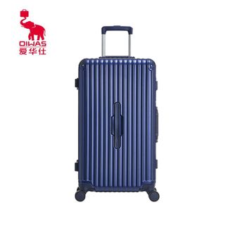 爱华仕/Oiwas  大收藏家系列 拉杆箱 纯PC三七开行李箱 密码旅行箱 19英寸 （无正面提手）（5系铝镁合金框）