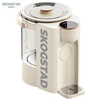SKOGSTAD  思嘉思达 可视玻璃电热水瓶恒温开水瓶智能大容量多段调温快速烧水壶暖水壶开水壶电水壶电热水壶白开水机SKD-K0172白色