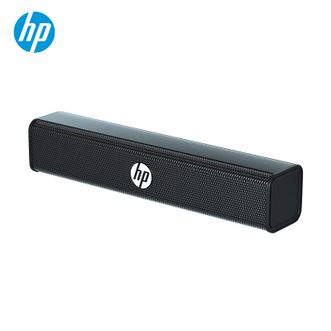 惠普  WS10pro 电脑音响台式家用桌面多媒体音箱低音炮USB长条游戏环绕立体声播放器笔记本小音响 黑色