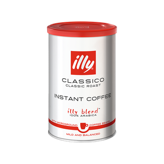 illy  冻干速溶咖啡粉 香醇风味95g*1罐装 进口食品即溶黑咖啡