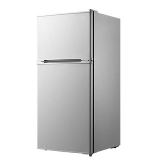 美的/Midea  BCD-112CM双门112L冰箱双开门家用小冰箱宿舍租房小型双温迷你小冰箱低噪节能电冰箱