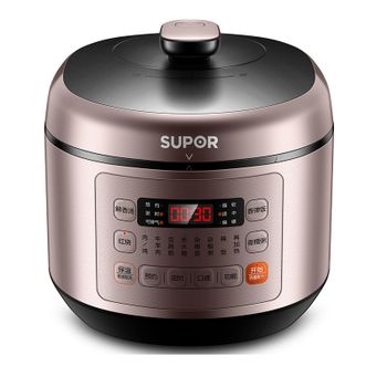 苏泊尔（SUPOR）  电压力锅高压锅压力煲家用5L双内胆电饭煲饭锅多功能一体煲汤煮粥智能预约开盖收汁