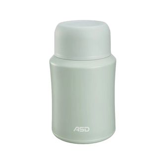 爱仕达/ASD  焖烧杯1000ml 雾霾蓝 不锈钢真空焖烧杯便携家用办公室学生清新饭盒RWS10S8WG-B