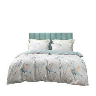 罗莱 超柔床品  月冉晓杏全棉四件套200*230cm 时尚青春  特选新疆阳光棉