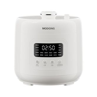 摩 动/modong  电压力锅高压锅压力锅4L大容量家用一键泄压排气多功能自动高压电饭锅1000W大功率不沾涂层内胆 4L 高压微压双模式丨低温煮 MD-YFB04W单胆