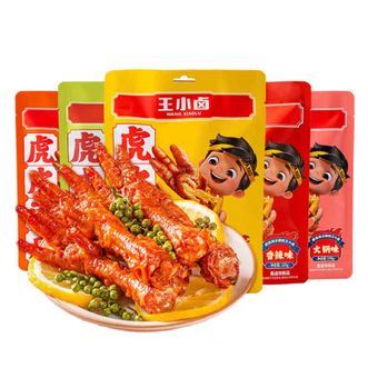 王小卤  混合口味虎皮凤爪105g*5袋