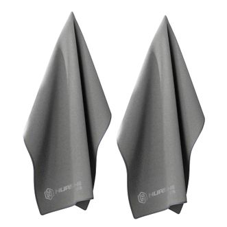 华饰洗车毛巾鹿皮擦车巾双面擦车毛巾洗车抹布加厚无痕不掉毛吸水毛巾车用擦车布30*30cm两条装