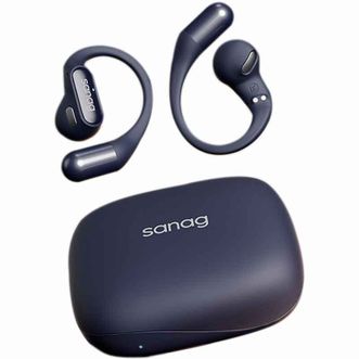赛那/sanag  挂耳式蓝牙耳机无线骨传导耳机概念开放式耳挂耳夹长续航防水 蓝色