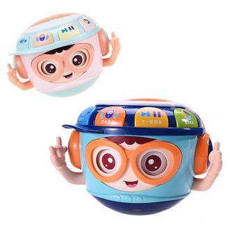 婴侍卫（BBG+) DJ不倒翁手拍鼓 多面体智立方玩具 早教玩具 儿童益智玩具 音乐玩具