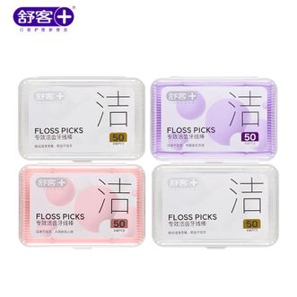 舒客 白牙线棒50支*4盒 舒客 白牙线棒50支*4盒