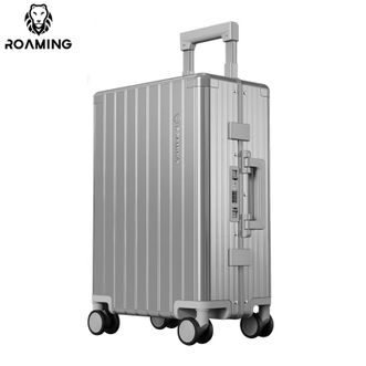 漫游/Roaming  雕刻拉杆箱子登机箱密码旅行箱高端商务铝镁合金行李箱 24寸 5580（全铝款）
