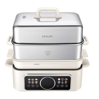 德世朗  多功能电蒸锅 12L 大容量304不锈钢迅速高效，可预约。  多用途锅