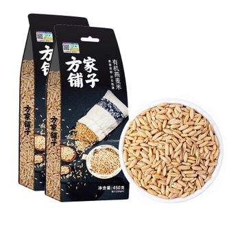 方家铺子 有机燕麦450g/米砖*2 燕麦 方家铺子 有机燕麦450g/米砖*2 燕麦