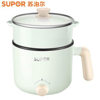 苏泊尔/Supor  电煮锅  不沾内锅 蒸炖煮涮 极简旋钮 2档火力  H12YK29
