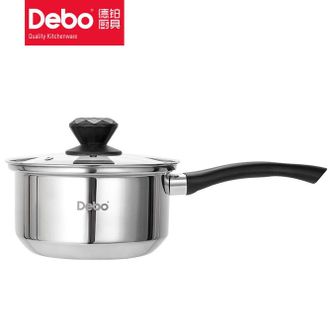 德铂（Debo）  奶锅18cm 家用厨房不锈钢宝宝婴儿辅食锅热牛奶泡面煮粥小奶锅