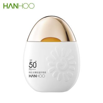 韩后  水嫩轻盈防晒霜乳液SPF50+50g 美白保湿隔离紫外线男女旅行太阳蛋