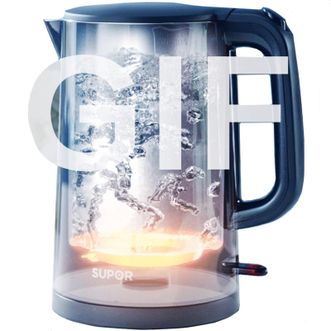 苏泊尔（SUPOR）  电水壶无缝内胆双层隔热304不锈钢1.5L电热水壶SW-15T101C