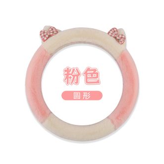 徕本/HELLOLEIBOO  汽车方向盘套保暖毛绒猫耳朵