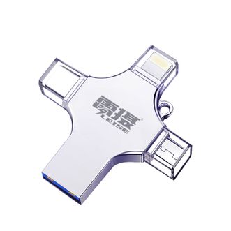 雷摄  LSUP2 四合一手机U盘 银色