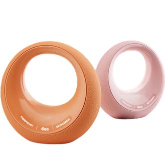 飞尔顿  壶铃软体男女士家用健身不怕摔软弹提壶哑铃把手练手臂深蹲提臀器 2.5kg 软皮材质贴合手部