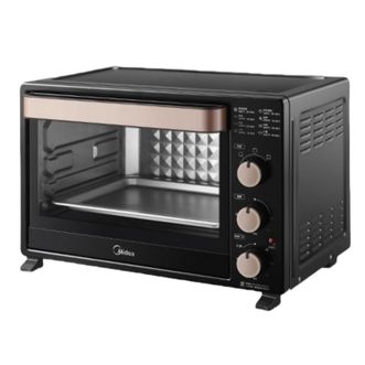 美的/Midea  家用烘焙电烤箱一体小型烤箱35L大容量多功能烤箱PT35K5