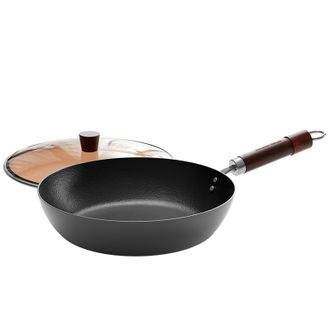 中科德马克dumik  极铁平底煎锅 28cm D-JF28J41