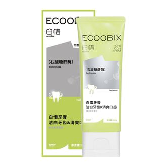 白惜/ecoobix  净味护齿牙膏(柚见青提)100g
