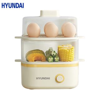 HYUNDAI  早餐机（煮蛋器）LG-101 双层家用多功能小电蒸锅2L大容量