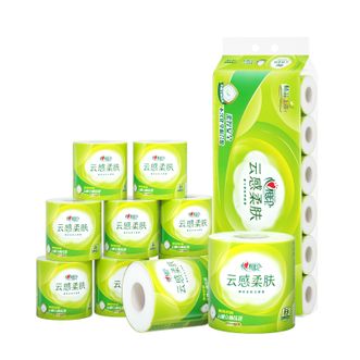 心相印  云感系列150克10粒装四层立体压花卷筒卫生纸